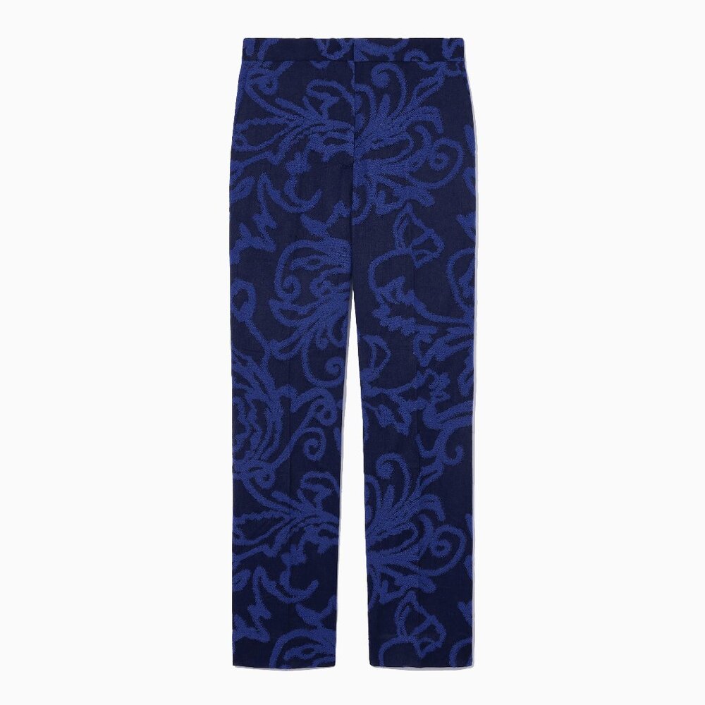 COS ABSTRACT JACQUARD TROUSERS